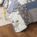 DaDa Bedding Quiet Country Farmhouse Real Patchwork Cotton Bedspread Set (JHW-675) - DaDa Bedding Collection