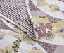 QUILT - DaDa Bedding Wisteria Roses Floral Elegant Bohemian Patchwork Quilted Bedspread Set (HS-1003) - DaDa Bedding Collection