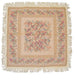 DaDa Bedding Wildflower Wonderland Floral Golden Beige Tan Square Dining Table Cloth (3100) - DaDa Bedding Collection