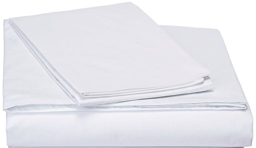 SHEET SET - DaDa Bedding White Fitted Sheet Only & Pillow Cases Set (FTS098765) - DaDa Bedding Collection
