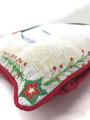 DaDa Bedding Set of 8 Pieces Magical Snowman Holiday Table Tapestry - 4 Placemats, 2 Table Runners, 2 Throw Pillow Covers (9733) - DaDa Bedding Collection