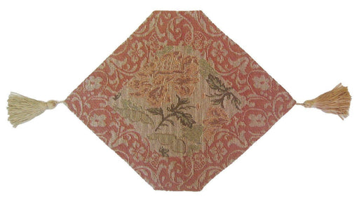 DaDa Bedding Floral Nature Garden Beige Orange Spices Tapestry Table Runner (10072) - DaDa Bedding Collection