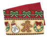 DaDa Bedding Gingerbread Snowman Holiday Woven Tapestry Dining Table Runner (12917) - DaDa Bedding Collection