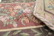 TABLE RUNNER - DaDa Bedding Romantic Floral Field of Roses Burgundy Red Tapestry Table Runner (5594) - DaDa Bedding Collection