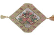 DaDa Bedding Set of 3-Pieces Table Runners - Festive Holiday Fiesta Floral Botanical Beige Woven Tapestry Dining Mats Scarf (6068) - DaDa Bedding Collection