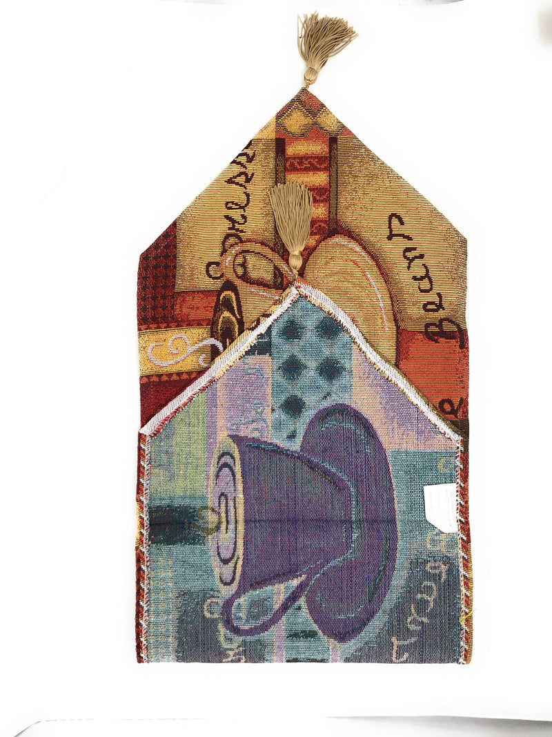 DaDa Bedding Set of 3-Pieces - Smell of Coffee Café Cup Orange Brown Woven Tapestry Dining Table Runners (9912) - DaDa Bedding Collection