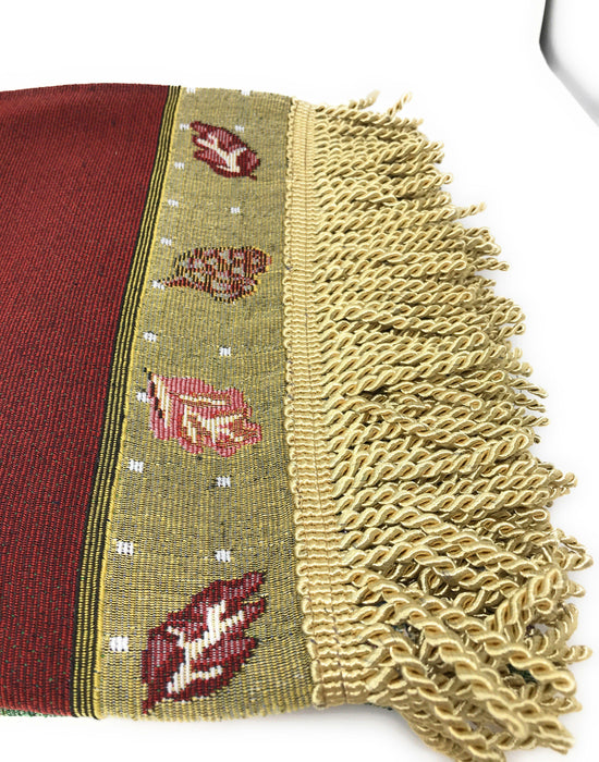 DaDa Bedding Christmas Fiesta Floral Red Square Tapestry Table Cloth - 59" x 59" (6068) - DaDa Bedding Collection