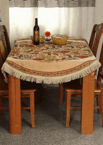 Tablecloths - Tache Colorful Floral Country Rustic Morning Meadow Tablecloths - DaDa Bedding Collection
