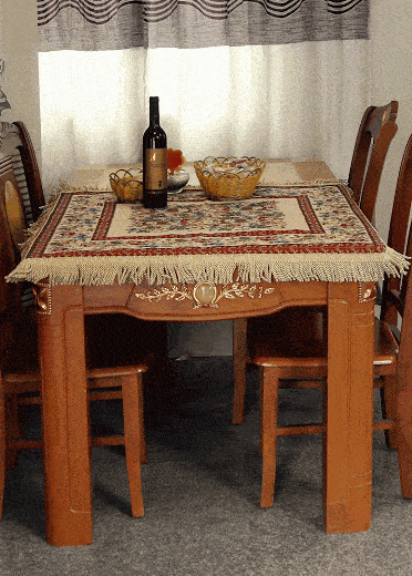 Tache Festive Red Yuletide Blooms Tablecloths - DaDa Bedding Collection