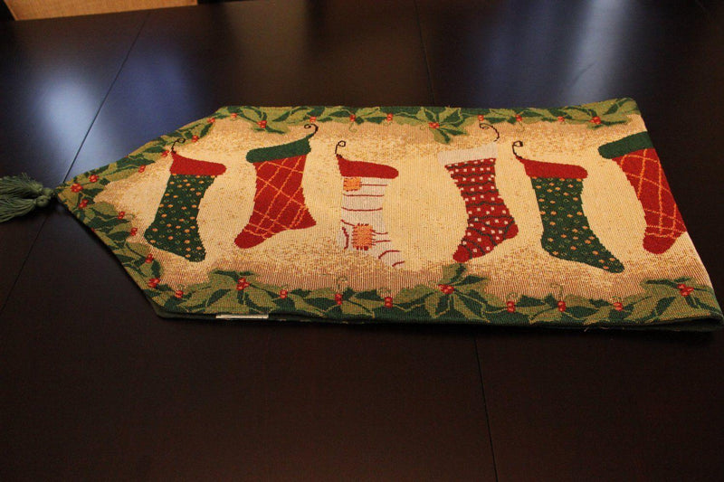 Tache Hang My Stockings By the Fireplace Table Runners - DaDa Bedding Collection