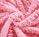 DaDa Bedding Luxury Blossom Pink Rose Buds Pink Sherpa Backside Faux Fur Throw Blanket (BL-171752) - DaDa Bedding Collection