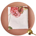 DaDa Bedding Set of 4-Pieces Romantic Roses Pink Floral Dining Table Napkins 18" x 18" (879) - DaDa Bedding Collection
