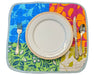 DaDa Bedding Set of 6-Pieces Hand-Made Placemats Cotton Bohemian Tropical Sunrise Rainbow Garden Patchwork Floral Table Mats - DaDa Bedding Collection