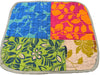 DaDa Bedding Set of 6-Pieces Hand-Made Placemats Cotton Bohemian Tropical Sunrise Rainbow Garden Patchwork Floral Table Mats - DaDa Bedding Collection