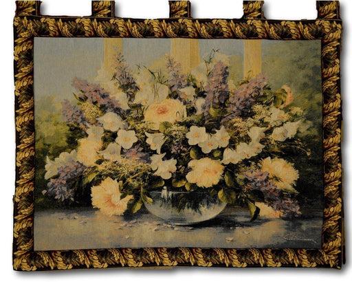 Tache 33 X 24 Inch Flowering Bouquet Floral Tapestry Wall Hanging - DaDa Bedding Collection