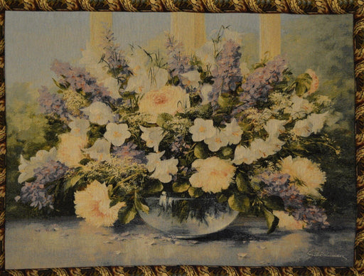 Tache 33 X 24 Inch Flowering Bouquet Floral Tapestry Wall Hanging - DaDa Bedding Collection