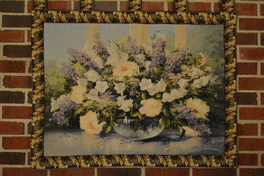 Tache 33 X 24 Inch Flowering Bouquet Floral Tapestry Wall Hanging - DaDa Bedding Collection