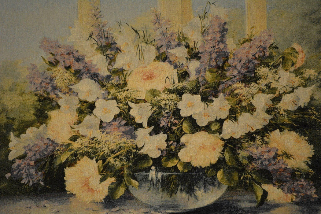 Tache 33 X 24 Inch Flowering Bouquet Floral Tapestry Wall Hanging - DaDa Bedding Collection