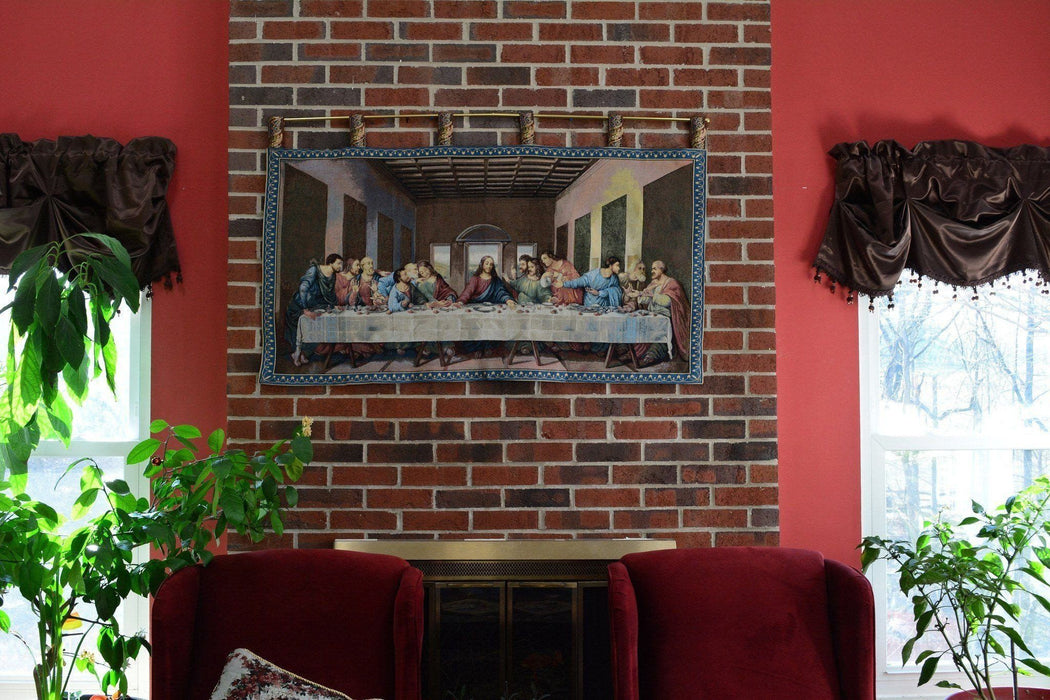 Wall Hanging - Tache 55 x 27 The Last Supper Woven Tapestry Wall Hanging Art - DaDa Bedding Collection